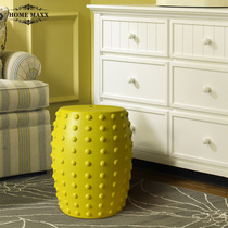 European style simple modern ceramic stool drum stool round stool old shoe replacement stool stool bench antique stool dressing stool home furnishings