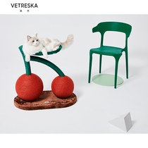 Unka Cherry Cat Climbing Rack Grip Cat Tree Cat Nest Bed Grinding Claw Sword Hemp Rope Abrasion Resistant Cat Rack Grinding Claw Pet Kitty