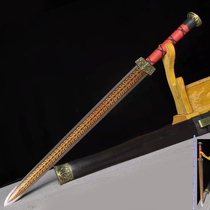 Longquan City Long Sword Martial Arts Hard Sword Movie and TV Sword Sword Town House Treasure Sword Collection Gift Hard Sword Unopened Blade