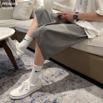 Summer ice silk sports shorts for mens boomers Loose Big Code Outwear 50% Pants Trendy Big Pants