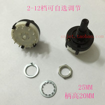 High quality SR26 band switch rotary gear switch single pole 12 gear optional Gear 2 to 12
