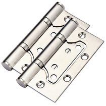 Stainless steel female hinge single piece Mute 4 inch door folding room door flap hinge free slotted hinge