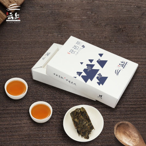 黑茶安化黑茶茯砖茶妙境云上云品手筑茯砖400g湖南云台山高山黑茶