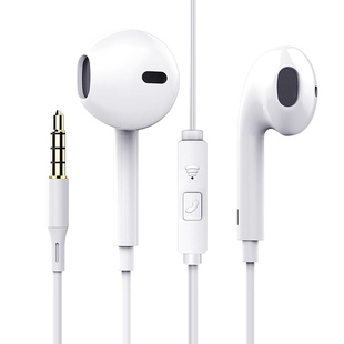 耳机原装正品入耳式通用男女生6s适用iPhone苹果vivo小米oppo低音