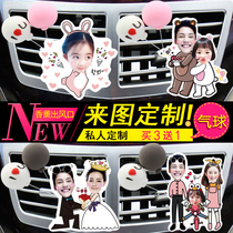 Car car aromatherapy perfume Air conditioning outlet Car interior decoration ornaments Creative photo custom diy album