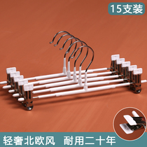 Hang pants special with clip pants rack storage artifact Non-slip household incognito underwear jk grid skirt clip pants clip hanger