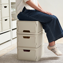 Manliang bedroom shelf clothes bedside finishing basket home wardrobe storage partition multi-layer shelf