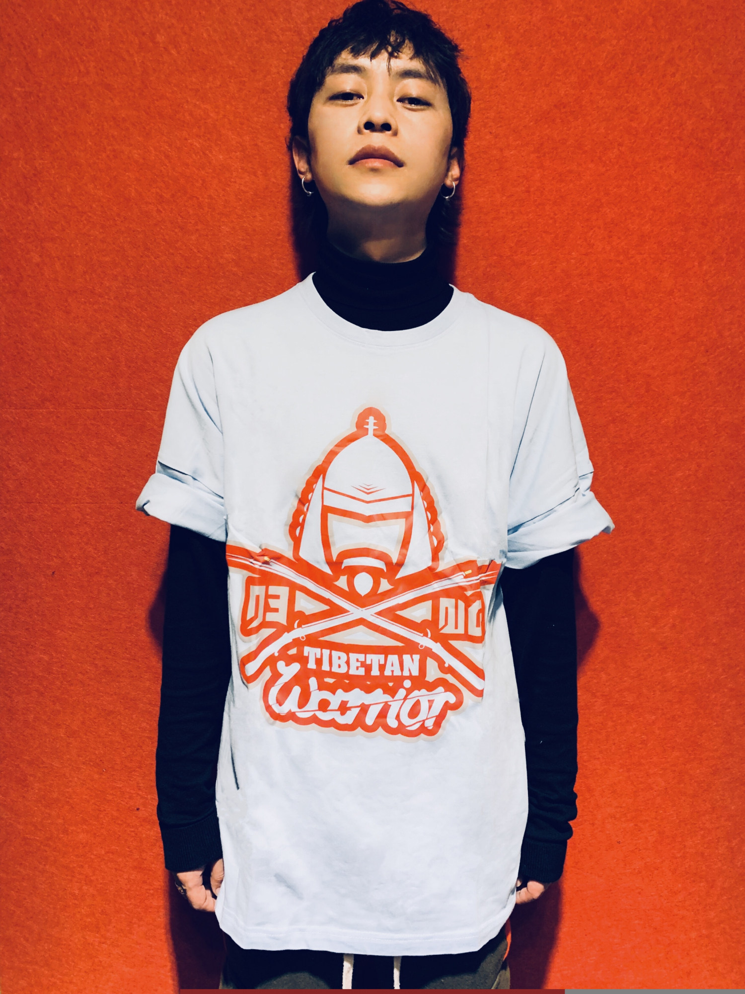 anu 藏武士t kinggesa后代  藏区街头 oversize