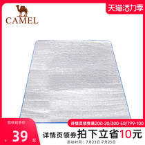 (2021 new product)Camel outdoor moisture proof mat Waterproof leave-in multi-person two-sided aluminum foil camping mat sleeping mat
