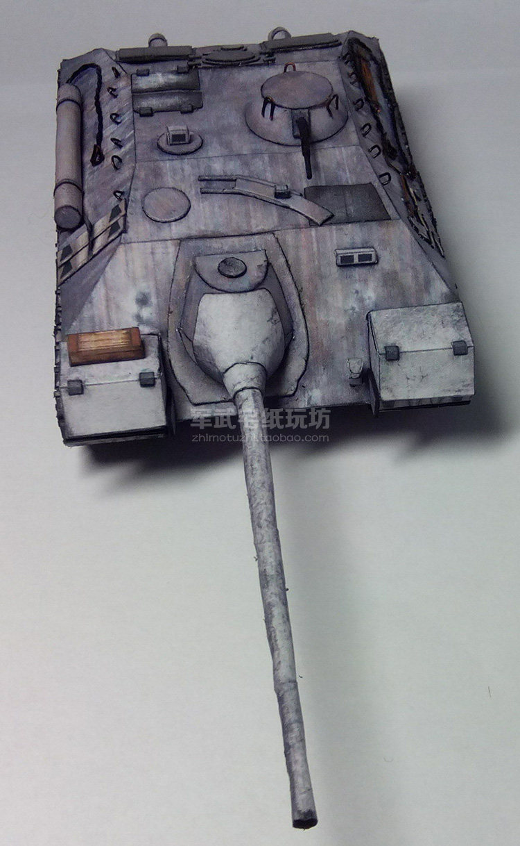 德国e-25坦克歼击车 1:50 纸模型 坦克世界 军武宅 手工纸艺diy