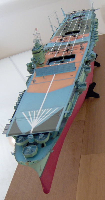 日本瑞鹤号航空母舰 纸模型 1:200 航母模型 ijn zuikaku 军武宅_7折
