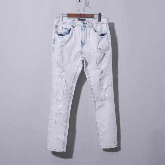 Men's snowflakes white-brained small feet light-colored slim pants for men jeans Korean style trendy men's pants
Men's snowflakes white-brained small feet light-colored slim pants for men jeans Korean style trendy men's pants