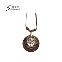 SUMNI European and American retro wishing tree necklace pendant accessories pendant women sweater chain long fashion