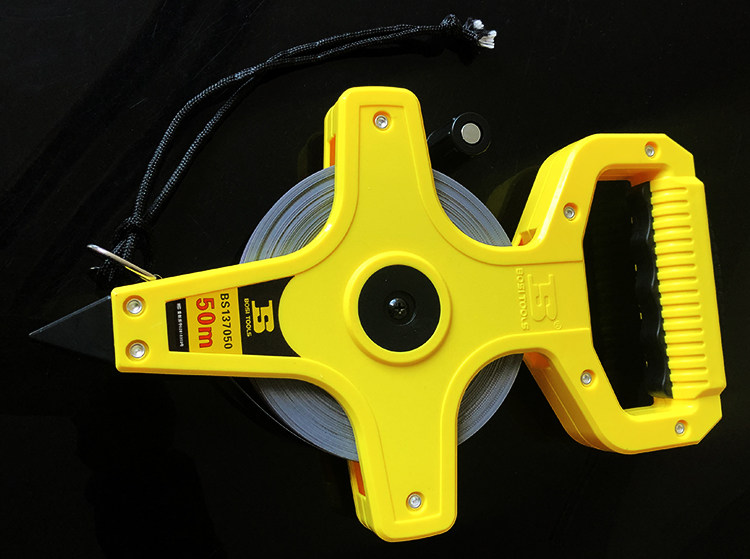 波斯卷尺高精度长钢卷尺工程测量3575103050100米公英制准