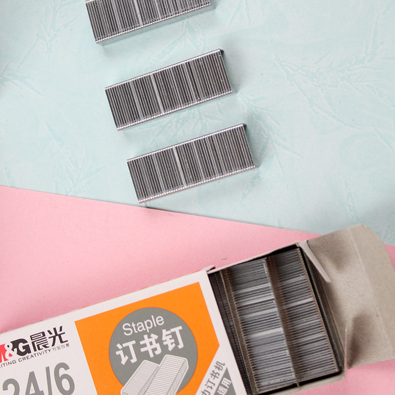 10 boxes of morning light staples, no.12 staples, 24 / 6 general standard staples, office supplies, stationery, parcel post