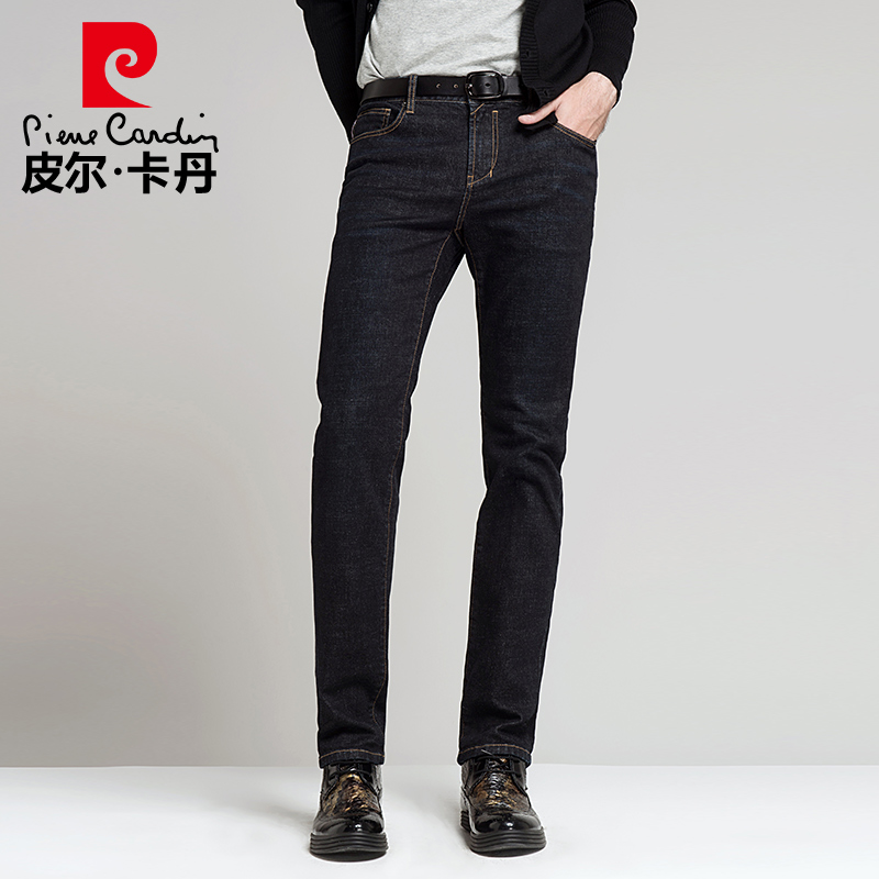 Pierre Carden spring and summer 2022 jeans men's business casual loose straight elastic summer tide brand long pants