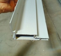 6 points card cloth light box electrophoretic white aluminum profile