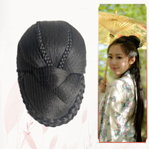 The back of the head hair bag ancient costume wig Hanfu hair bun Chinese style ancient style small fresh photo studio photo modeling hair bun