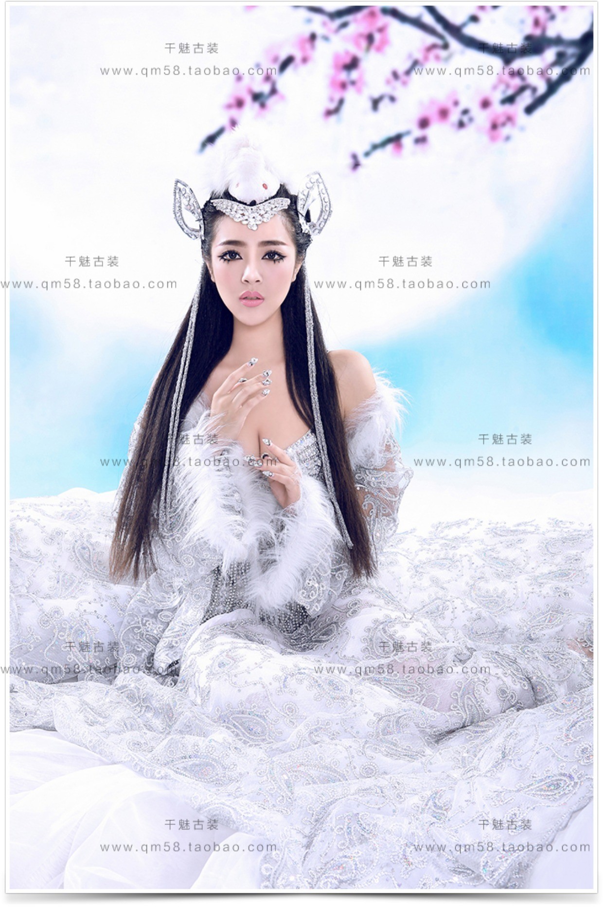 古装性感狐美人影楼写真异域风格狐妖主题演出服狐狸妖精女装狐媚_7折