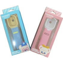 Alpha Egg Dictionary Pen Q3 Cartoon Teddy Silicone Case(Pink Blue)