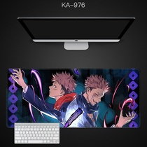 Dog roll spine HD rubber pad waterproof five martial arts poster with the same e-sports spell return to war mouse pad lock edge animation