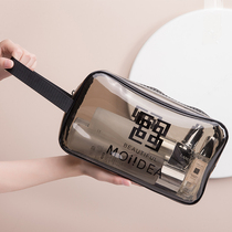 Explosive portable women Travel large capacity wash bag transparent waterproof portable storage bag net red cosmetic bag ins Wind