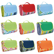 Picnic mat Spring tour moisture proof mat Picnic cloth Outdoor portable waterproof grass Picnic mat outing thickened ins wind