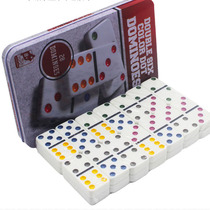 Double nine childrens educational calculation dominoes double six double twelve DOMINO domino building blocks Pai Gow