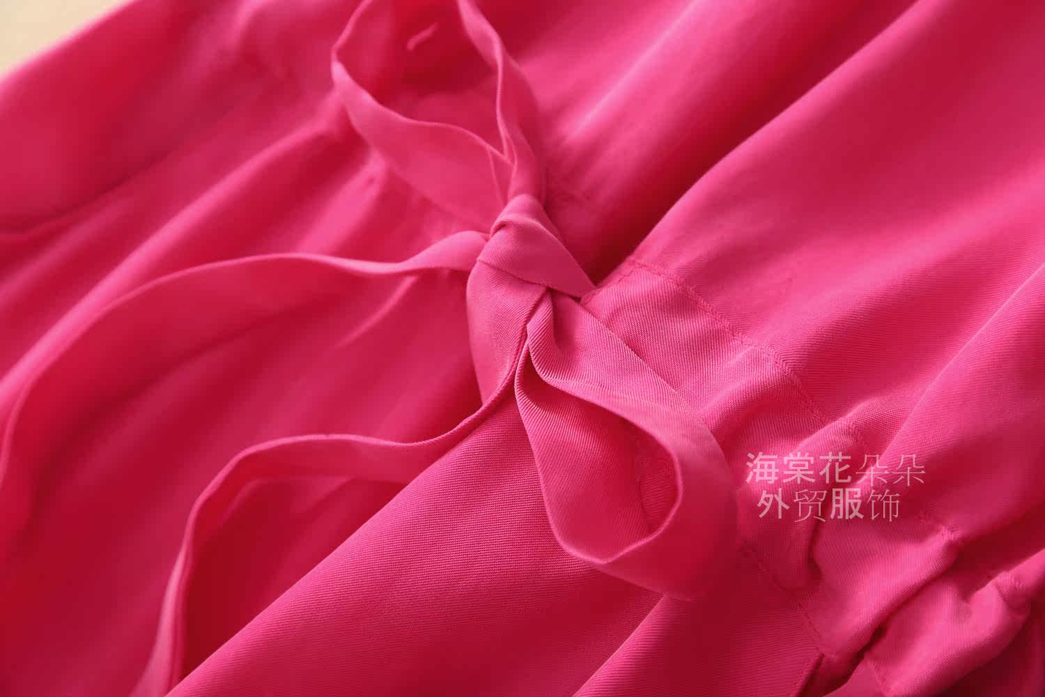 夏装新款 宽松大码女装收腰显瘦重磅真丝连衣裙铜氨丝连衣裙