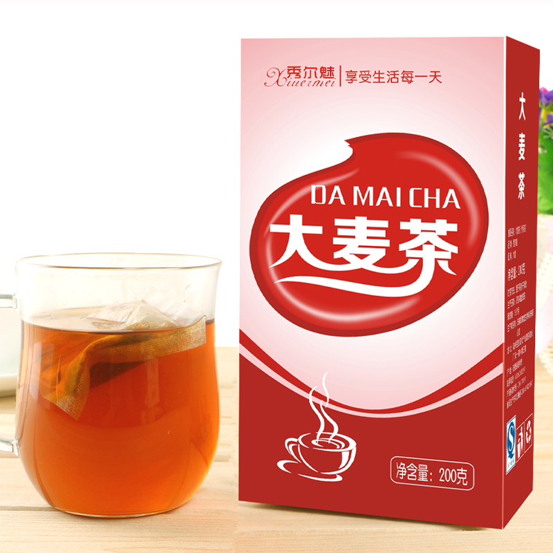 【3盒49元】秀尔魅大麦茶50包 原味烘焙大麦袋泡茶五谷茶产品展示图4