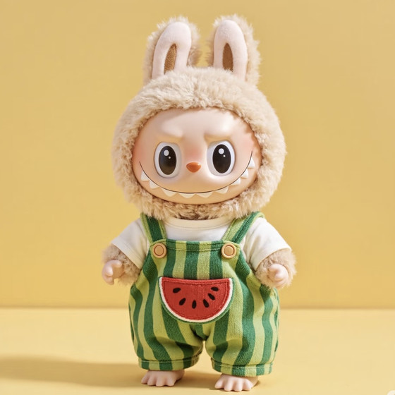 One, Two, Three Generation Keychain Labubu Clothes Pendant Labubu Doll Clothes Summer Watermelon Overalls Set Cute
One, Two, Three Generation Keychain Labubu Clothes Pendant Labubu Doll Clothes Summer Watermelon Overalls Set Cute