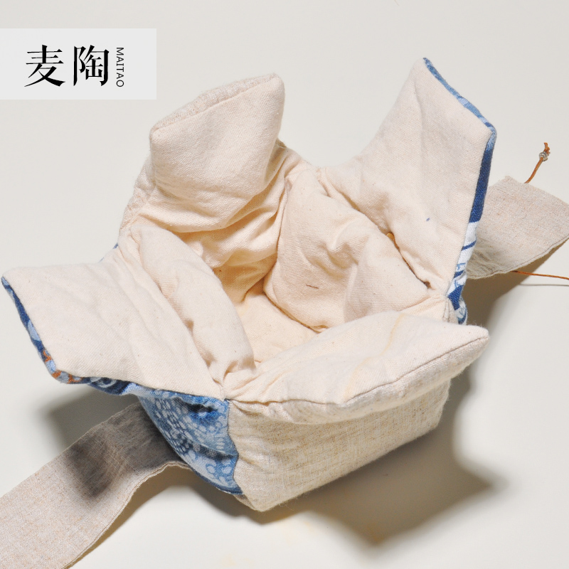 MaiTao portable tea receive a travel bag cloth teapot teacup receive package a pot of four cups of cotton rope thickening