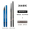 Double head thick and thin eyeliner pencil+eyebrow pencil 03 gray brown