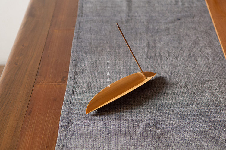 竹檀竹原竹金丝竹香插四件套香筒线香香道家具装饰摆件