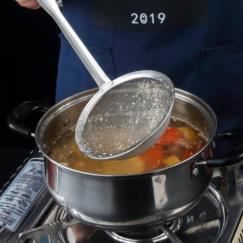 soy milk strainer sieve household hot pot stainless steel colander kitchen scoop frying juice filter small strainer super fine