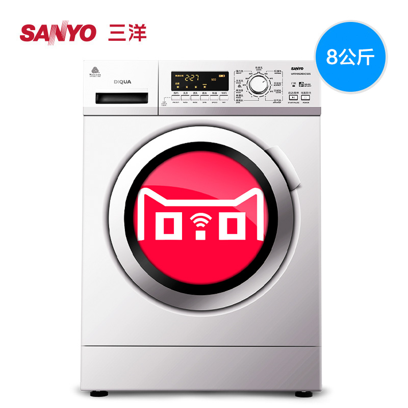 Sanyo/三洋 WF810626BICS0S 8公斤智能变频全自动滚筒洗衣机Air8产品展示图3