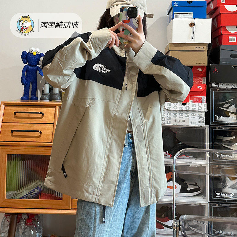 The North Face 北面冲锋衣dryvent防水防风男女拉链外套NJ2HP01