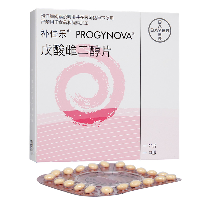 补佳乐 补佳乐 戊酸雌二醇片 1mg*21片/盒
