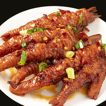 Tiger leather crested claw chicken claw original flavor spicy and independent packaging halibut casual antiquity small snacks open bag ready-to-eat