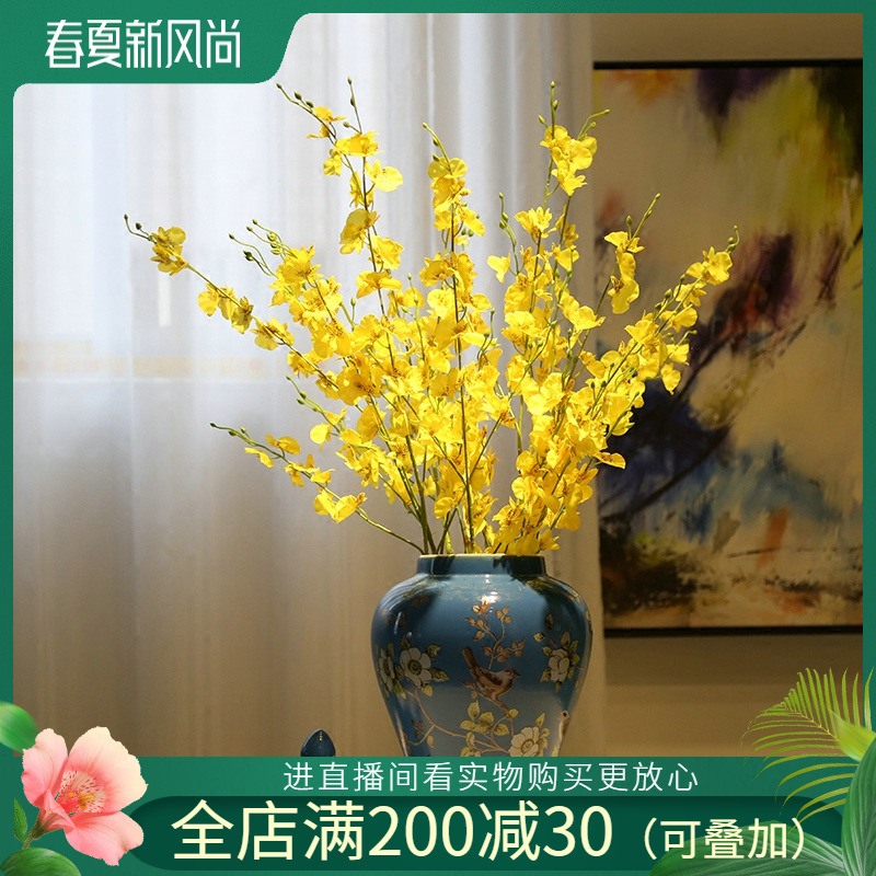 Jingdezhen ceramic general simulation flower flower flower pot vase caddy fixings candy jar furnishing articles sitting room adornment