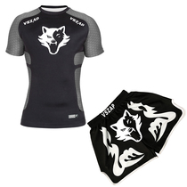 Venom short-sleeved Muay Thai shorts set fighting running sport fitness fight UFC Boxing T-shirt Sanda training suit