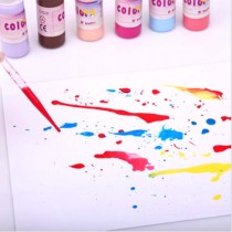 Transparent plastic blowing dropper scale kindergarten preschool education disposable drip painting straw science experiment Babbitt dropper