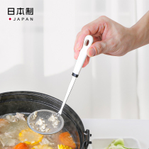 Japanese stainless steel oil filter spoon Colander filter spoon floating spoon