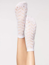 (Spot) Calzedonia womens sparkling hollow decorative socks Joker fashion womens socks comfortable socks