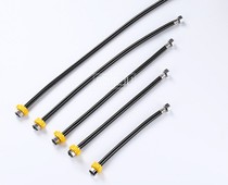 304 stainless steel braided hose water heater toilet inlet pipe double hole basin faucet hot and cold water 4 points hose