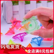 Classic nostalgic plastic toys to space type small gyro childrens toys around Kindergarten Gifts