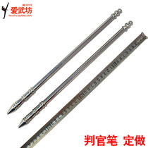 Martial Art Instruments Stainless Steel Judging Pen Imitation Ancient Occidental Equipment Chimen Darkware Equipment Manufacturer Tailor Made