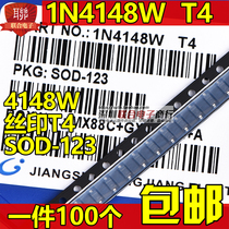 Patch switch diode 1N4148W 4148WS silk print T4 SOD123 1206 SOD323 0805