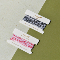 PaperPlay 2 meters from sale color cotton thread kraft paper rope gift candy box Gift packaging ribbon