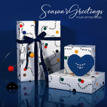 PaperPlay Ancient wave point original gift hand account DIY Christmas vintage wrapping paper bag book paper